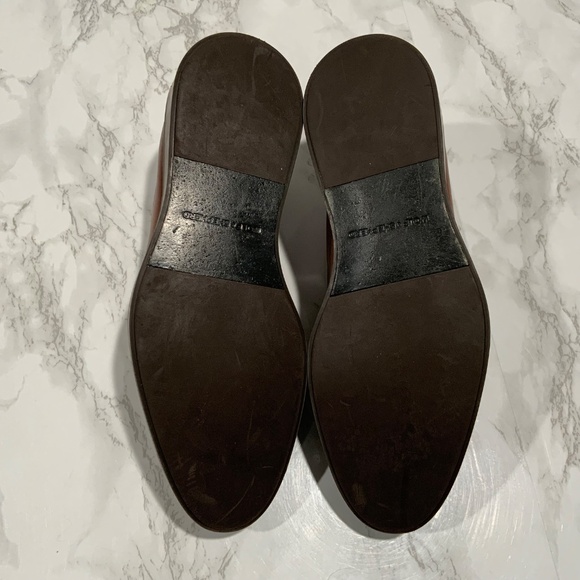 Wolf & Shepherd Sz 10 Mens Closer Saddle Brown Leather Luxury Dress Loafers main image 7